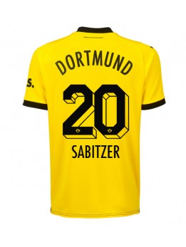 Borussia Dortmund Marcel Sabitzer #20 Heimtrikot 2023-24 Kurzarm